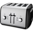 KitchenAid 4 Slice Toaster with Manual Lift Lever in Onyx Black (KMT4115OB)