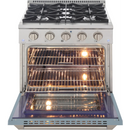 Kucht 30-Inch 4.2 cu ft. Propane Gas Range in Little Blue (KNG301/LP-LE)