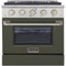 Kucht 30-Inch 4.2 cu ft. Propane Gas Range in Olive Green (KNG301/LP-ON)