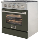 Kucht 30-Inch 4.2 cu ft. Natural Gas Range in Olive Green (KNG301-ON)