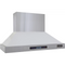 Kucht 48-Inch 1200 CFM Wall Mount Range Hood in Stainless Steel and White (KRH4815-W)