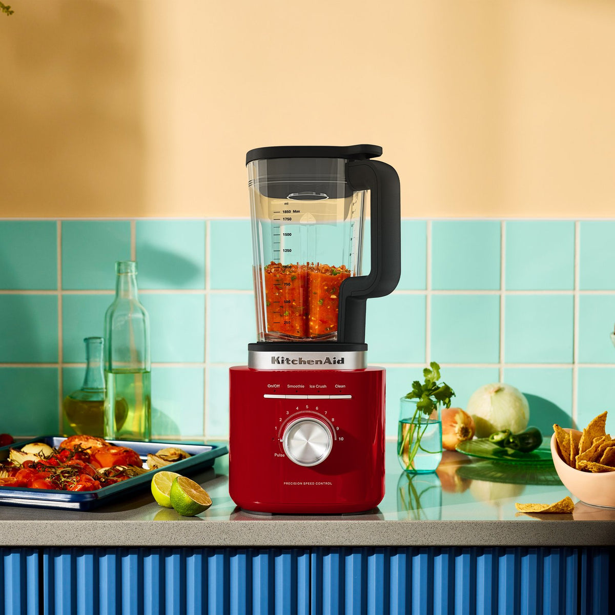 KitchenAid Pure Power Blender with 62 oz Glass Jar in Empire Red (KSB2070ER) - image 15