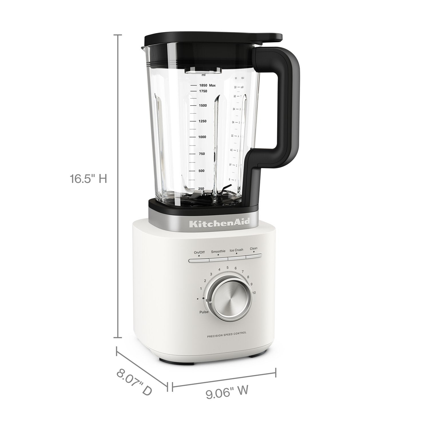 KitchenAid Pure Power Blender with 62 oz Glass Jar in Porcelain (KSB2070PL) - image 6