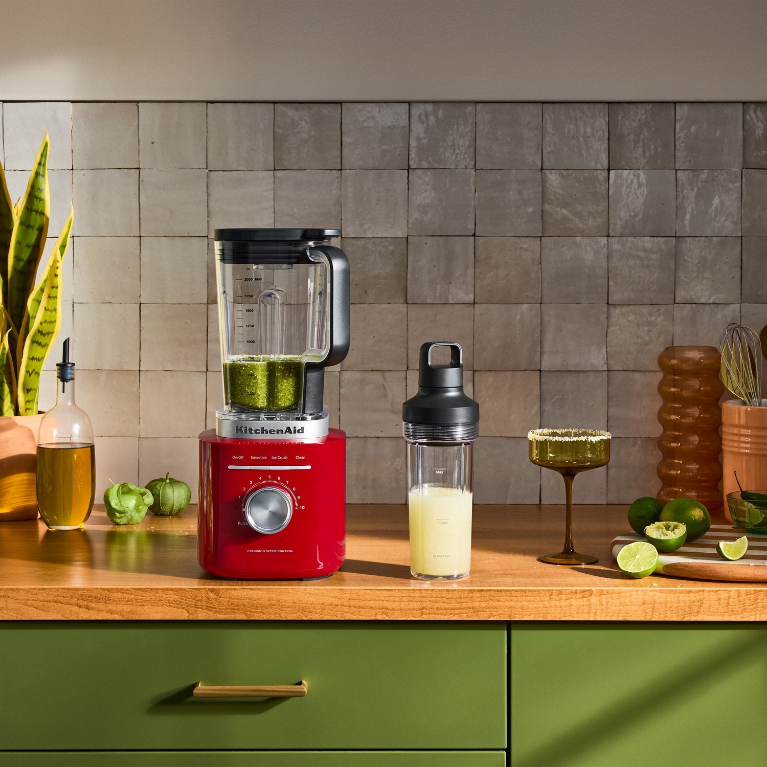 KitchenAid Pure Power Blender with Personal Blending Jar in Empire Red (KSB2079ER) - image 8
