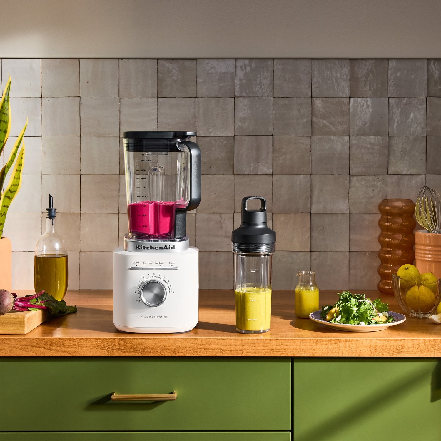 KitchenAid Pure Power Blender with Personal Blending Jar in Porcelain (KSB2079PL) - image 7