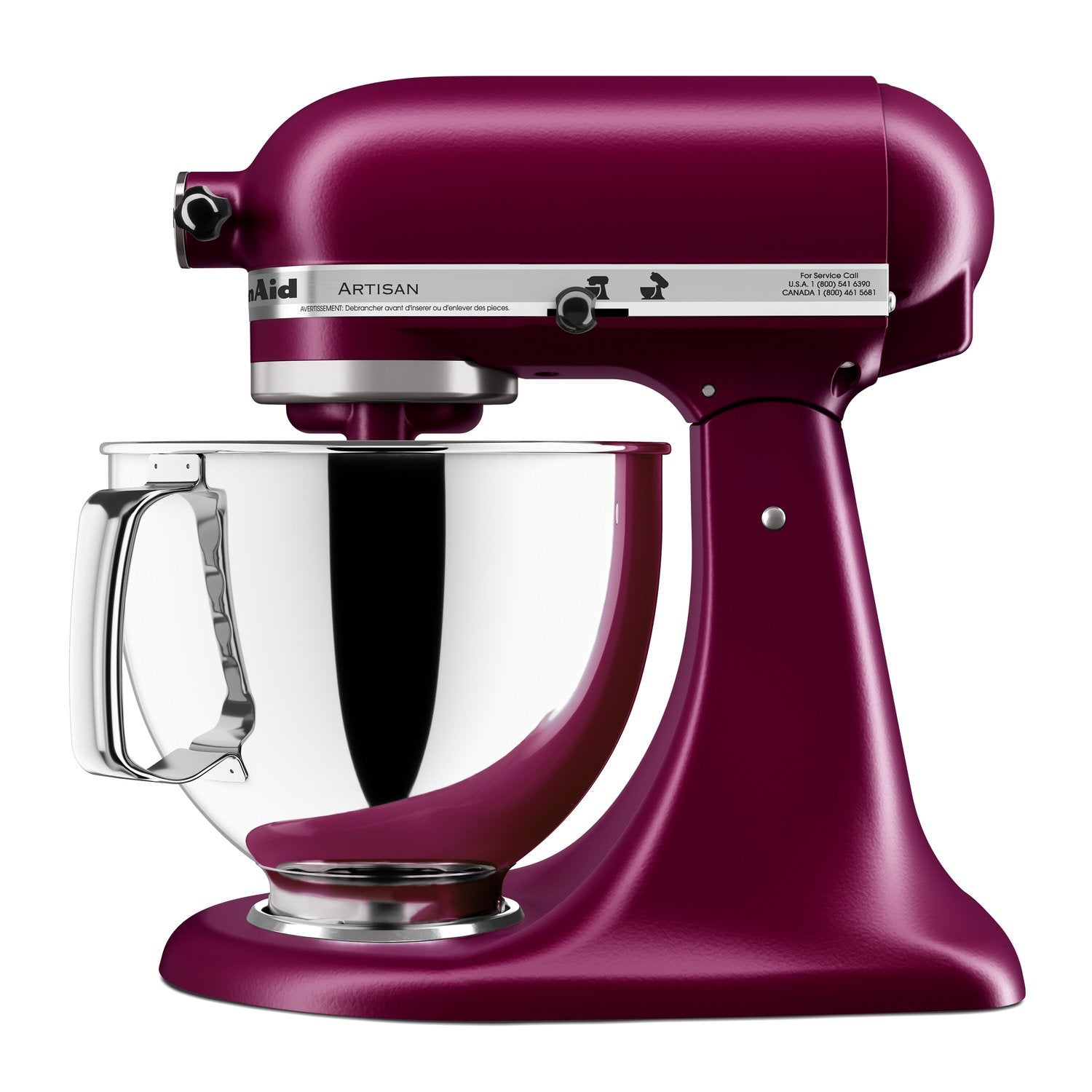 KitchenAid Artisan 5-Quart Tilt-Head Stand Mixer in Beet Root (KSM150PSBE) - image 2