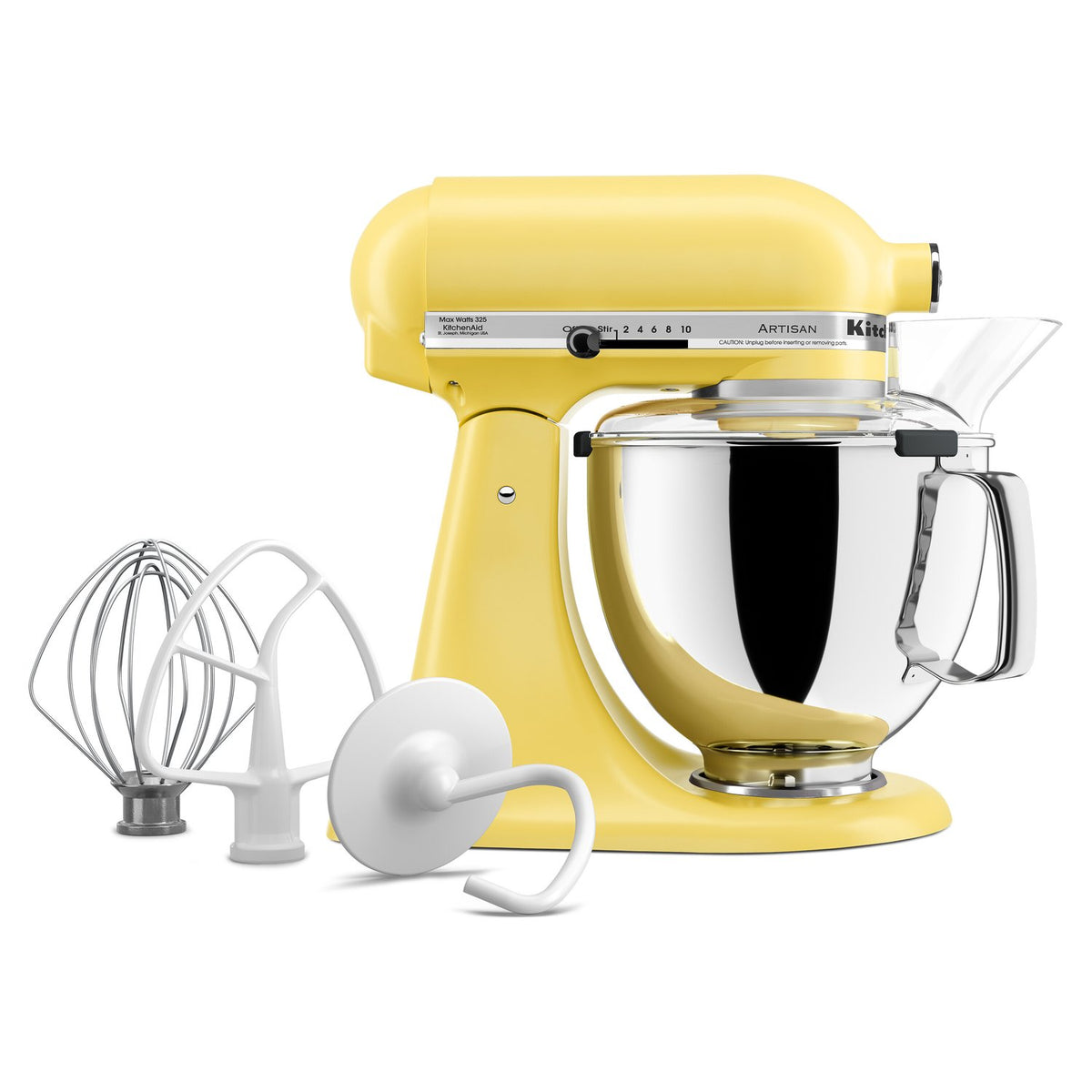 KitchenAid Artisan 5-Quart Tilt-Head Stand Mixer in Butter (KSM150PSBT) - image 4