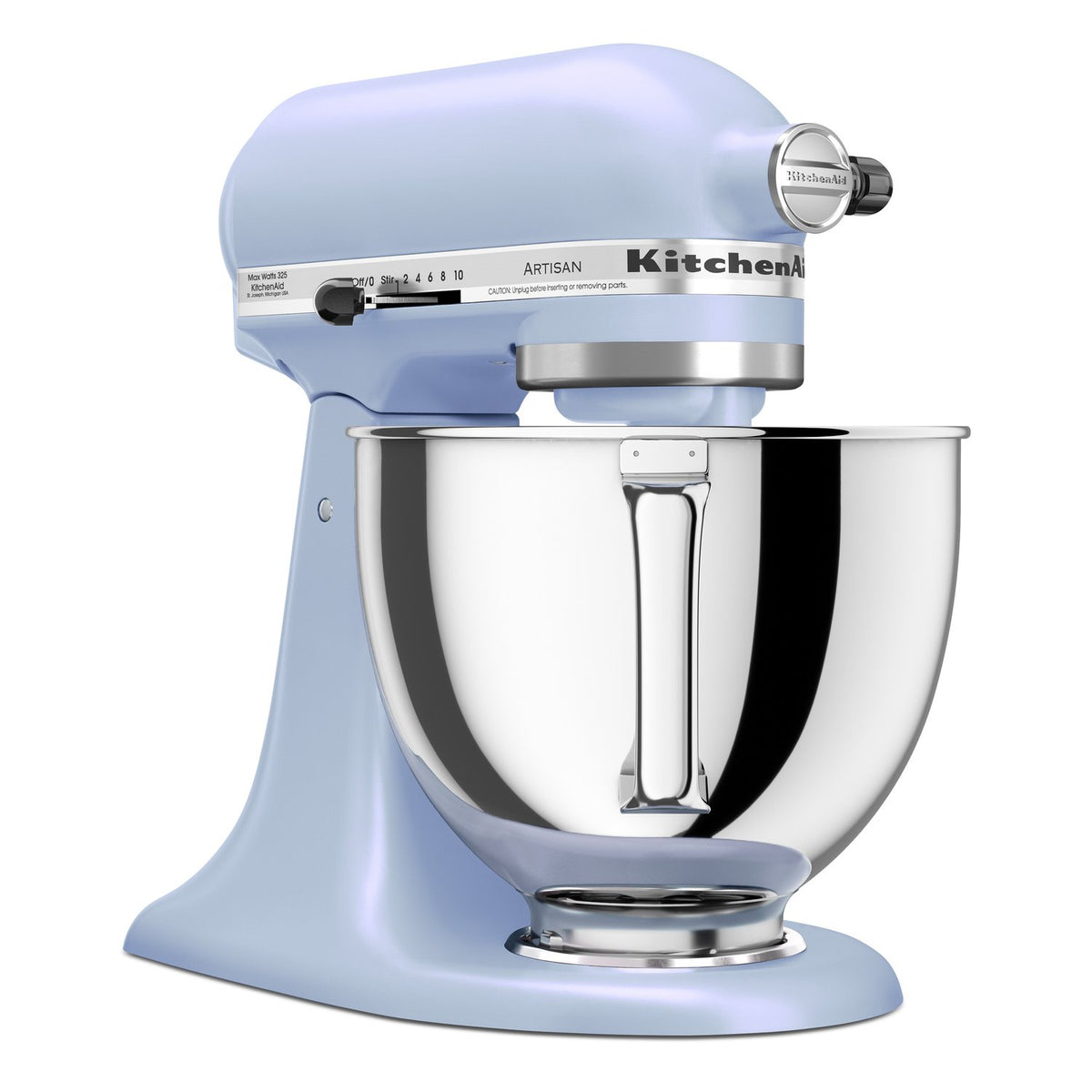 KitchenAid Artisan 5-Quart Tilt-Head Stand Mixer in Blue Salt (KSM150PSOA) - image 3