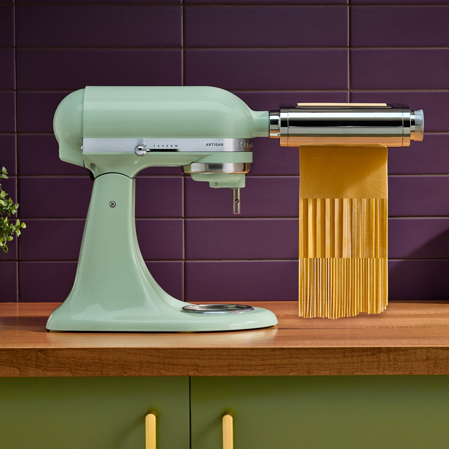 KitchenAid 3-in-1 Metal Pasta Roller and Cutter Attachment in Chrome (KSM3MPA) - image 9