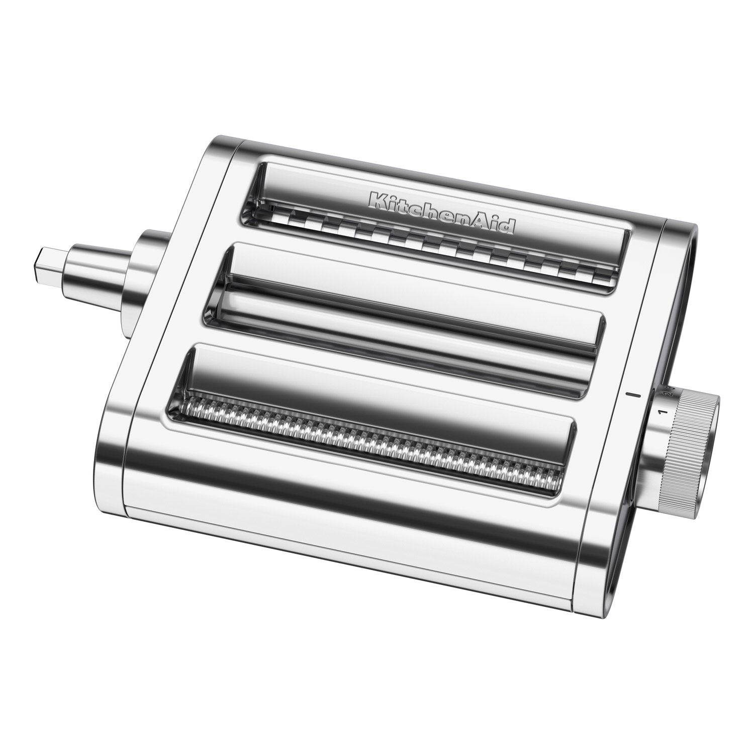 KitchenAid 3-in-1 Metal Pasta Roller and Cutter Attachment in Chrome (KSM3MPA) - image 7