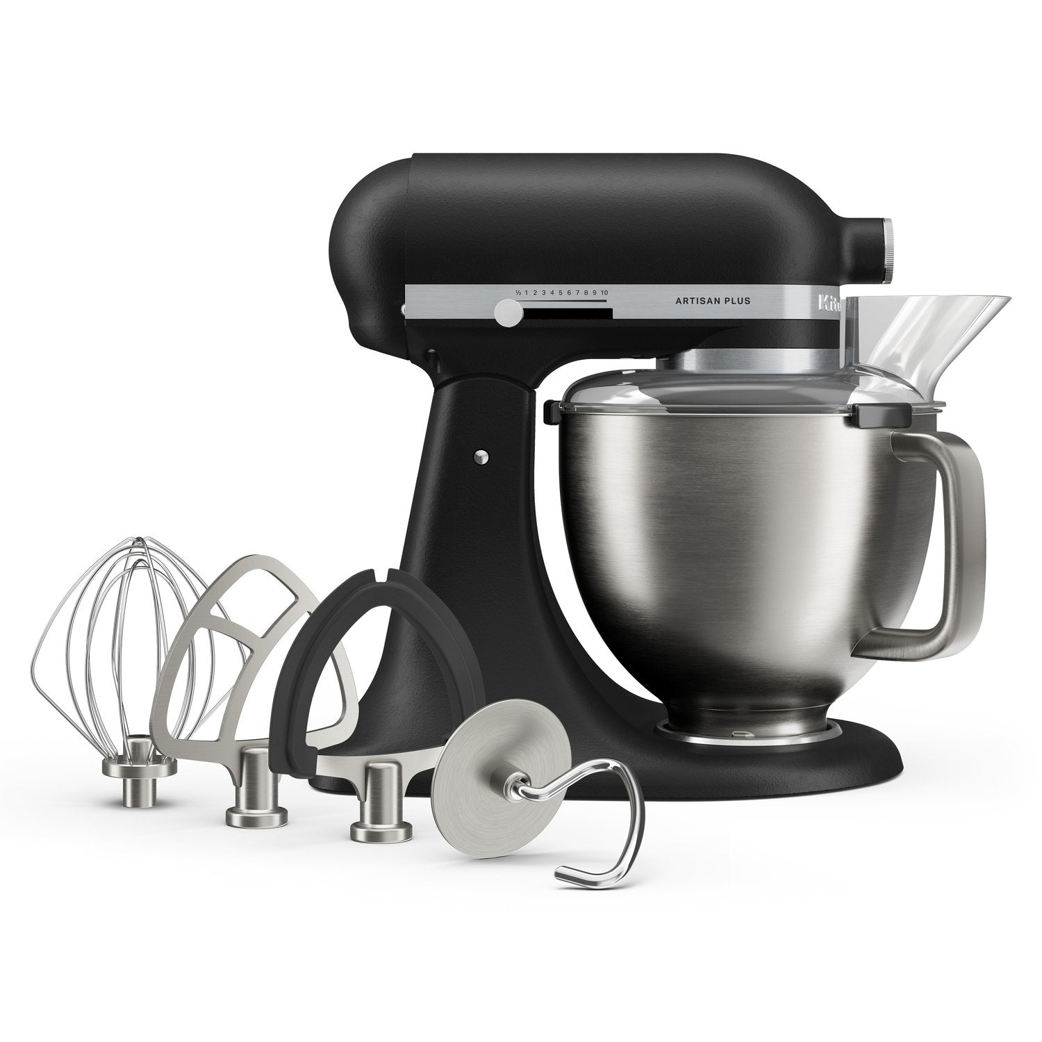 KitchenAid Artisan Plus Tilt-Head Stand Mixer in Matte Black (KSM50PKVXBM) - image 6