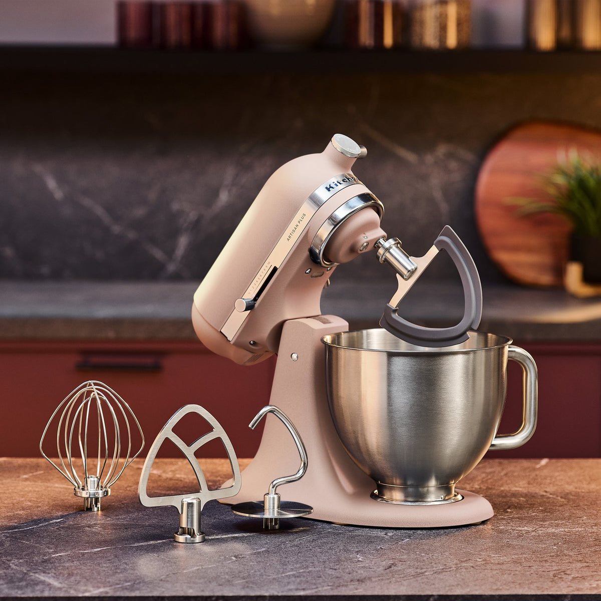 KitchenAid Artisan Plus Tilt-Head Stand Mixer in Feather Pink (KSM50PKVXFT) - image 8