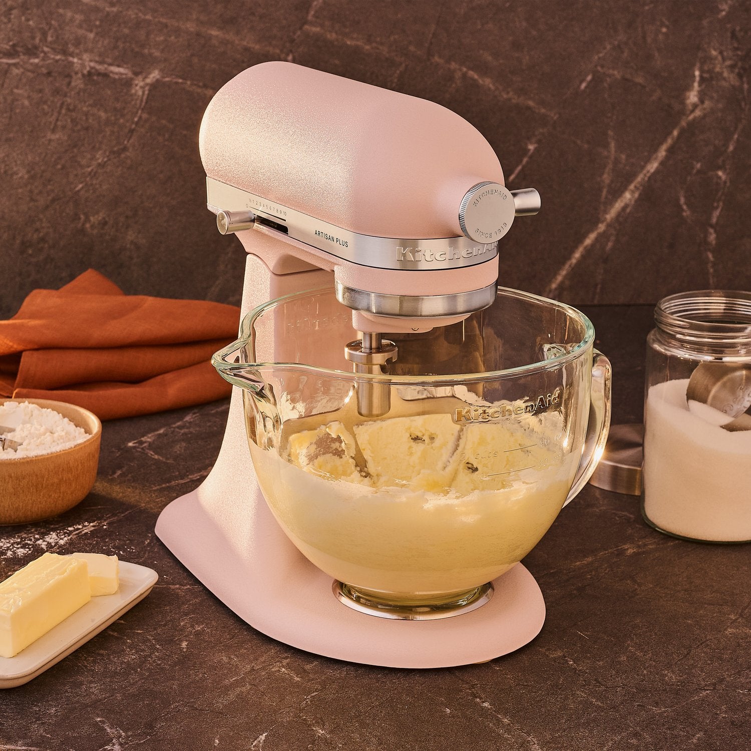 KitchenAid Artisan Plus Tilt-Head Stand Mixer in Feather Pink (KSM50PKVXFT) - image 10