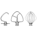 KitchenAid 3 Pc Kit Dough Hook, Flat Beater, Whisk in Stainless Steel (KSM5TH3PSS)