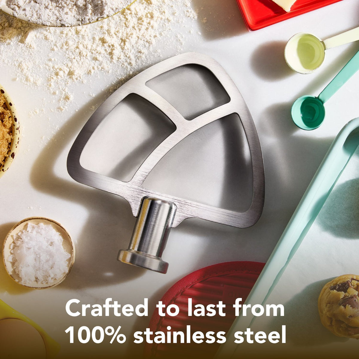 KitchenAid Stainless Steel Tilt-Head Flat Beater (KSMTHFBSS) - image 7