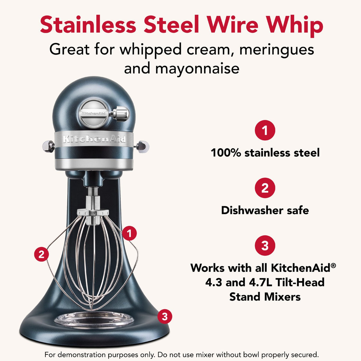 KitchenAid Stainless Steel Tilt-Head Pastry Beater (KSMTHPBSS) - image 2