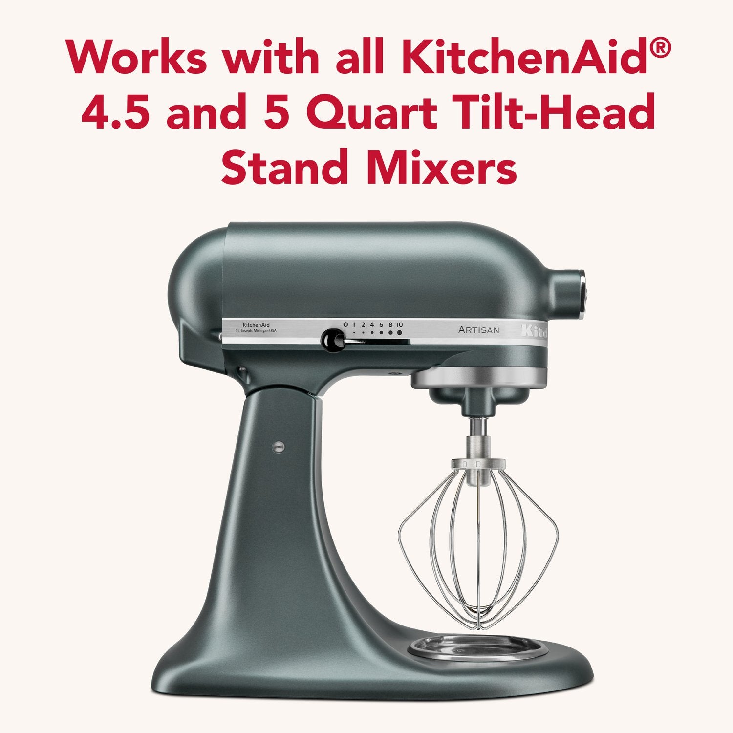 KitchenAid Stainless Steel Tilt-Head Wire Whip (KSMTHWWSS) - image 3