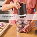 KitchenAid Cordless Go Top Down Chopper 3.5 Cup in Black Matte, Battery Sold Separately (KTCR350BM)