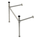Kingston Brass VPB33086 Stainless Steel Console Sink Legs, Polished Nickel