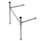 Kingston Brass VPB33086 Stainless Steel Console Sink Legs, Polished Nickel