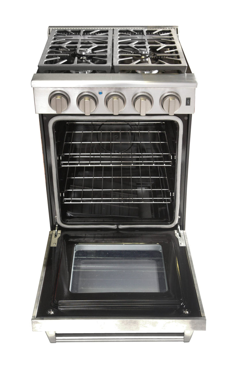 Kucht 24-Inch Propane Gas Range in Stainless Steel (KRG243U/LP)