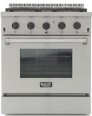Kucht 30-Inch Propane Gas Range with 4.2 Cu. Ft. Convection Oven in Stainless Steel (KRG3080U/LP-S)