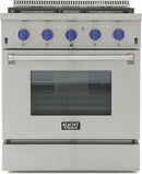 Kucht 30-Inch Propane Gas Range with 4.2 Cu. Ft. Convection Oven in Stainless Steel (KRG3080U/LP-S)