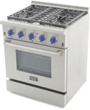 Kucht 30-Inch Propane Gas Range with 4.2 Cu. Ft. Convection Oven in Stainless Steel (KRG3080U/LP-S)