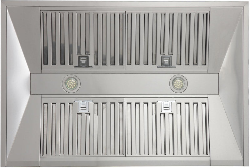 Kucht 4-Piece Appliance Package - 36-Inch Propane Gas Range, Refrigerator, Wall Mount Hood, & Dishwasher in Stainless Steel (APK4-KFX360/LP-S-10A)