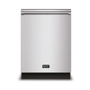 Kucht 4-Piece Appliance Package - 48-Inch Natural Gas Range with 6.7 Cu. Ft. Oven, 36-Inch Refrigerator with Water Dispenser, Dishwasher & Wall Mount Range Hood in Stainless Steel
