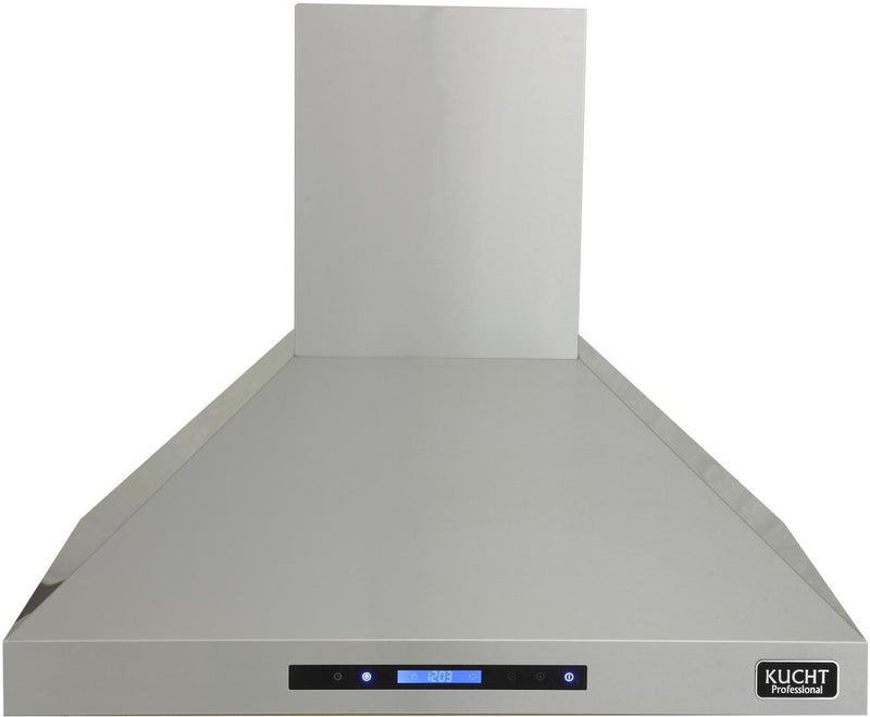Kucht 5-Piece Appliance Package - 30-Inch Dual Fuel Range in Propane Gas with 36-Inch Panel Ready Refrigerator, Wall Mount Hood, Panel Ready Dishwasher, & Microwave Oven in Stainless Steel (APKPR5-KDF302/LP-S-10A-MWO)
