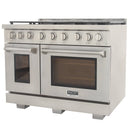 Kucht 48-Inch Propane Gas Range with 6.7 cu ft. Oven (KFX480/LP-S)