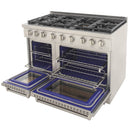Kucht 48-Inch Propane Gas Range with 6.7 cu ft. Oven (KFX480/LP-S)