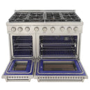 Kucht 48-Inch Propane Gas Range with 6.7 cu ft. Oven (KFX480/LP-S)