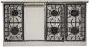 Kucht 48-Inch Propane Gas Range Range with Sealed Burners, 6.7 Cu. Ft. Oven, & Griddle in Stainless Steel (KRG4804U/LP-S)