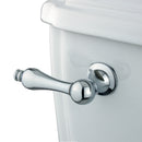 Kingston Brass Victorian Front Mount Toilet Tank Lever, Left/Right Installation, Polished Chrome (KTAL1)