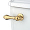 Kingston Brass Restoration Front Mount Toilet Tank Lever, Left/Right Installation, Polished Brass (KTAL32)