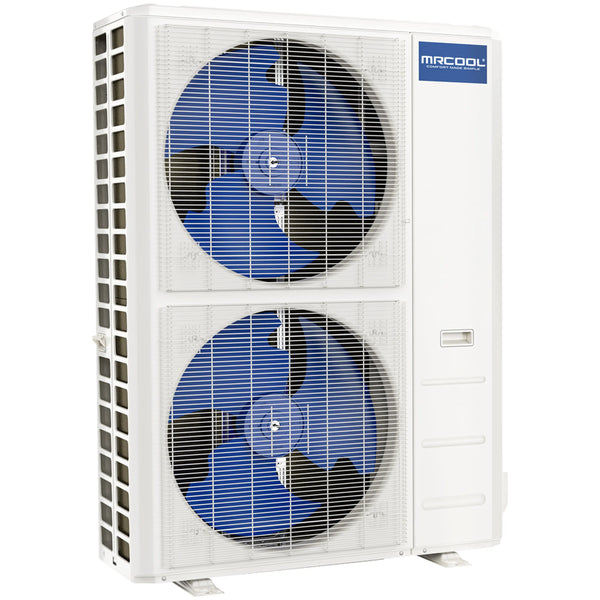 MRCOOL Hyper Heat 2nd Gen 48K BTU, 4 Ton, 16.5 SEER2 Heat Pump Condenser and Ducted Air Handler with 25 Ft. R-454B No-Vac Lineset (CENTRAL-48-HP-230B25)