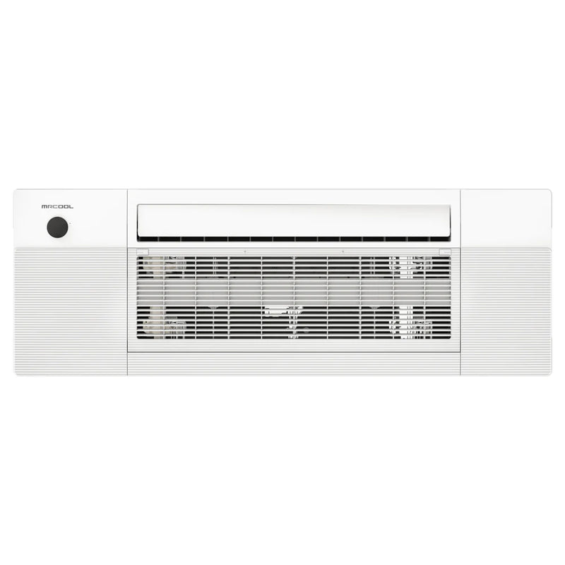 MRCOOL DIY 4th Gen Mini Split - 2-Zone 27,000 BTU Ductless Cassette Air Conditioner and Heat Pump with 12K + 12K Cassette Air Handlers, 75 ft. Line Sets, and Install Kit