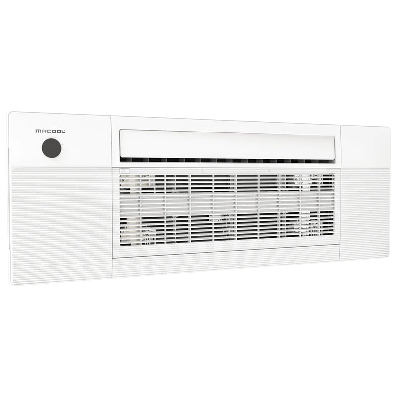 MRCOOL DIY 4th Gen Mini Split - 2-Zone 36,000 BTU Ductless Cassette Air Conditioner and Heat Pump with 18K + 18K Cassette Air Handlers, 75 ft. Line Sets, and Install Kit