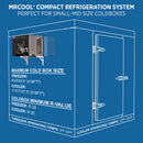MRCOOL 12K BTU, 1 Ton, 1.5 l-HP, R-32 Compact Refrigeration System (MMFDW12D)