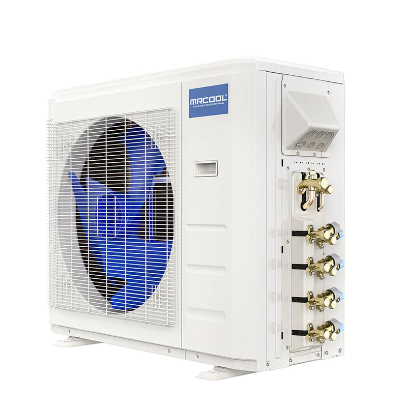 MRCOOL DIY 4th Gen Mini Split - 3-Zone 36,000 BTU Ductless Cassette Air Conditioner and Heat Pump with 9K + 9K + 9K Cassette Air Handlers, 50 ft. Line Sets, and Install Kit