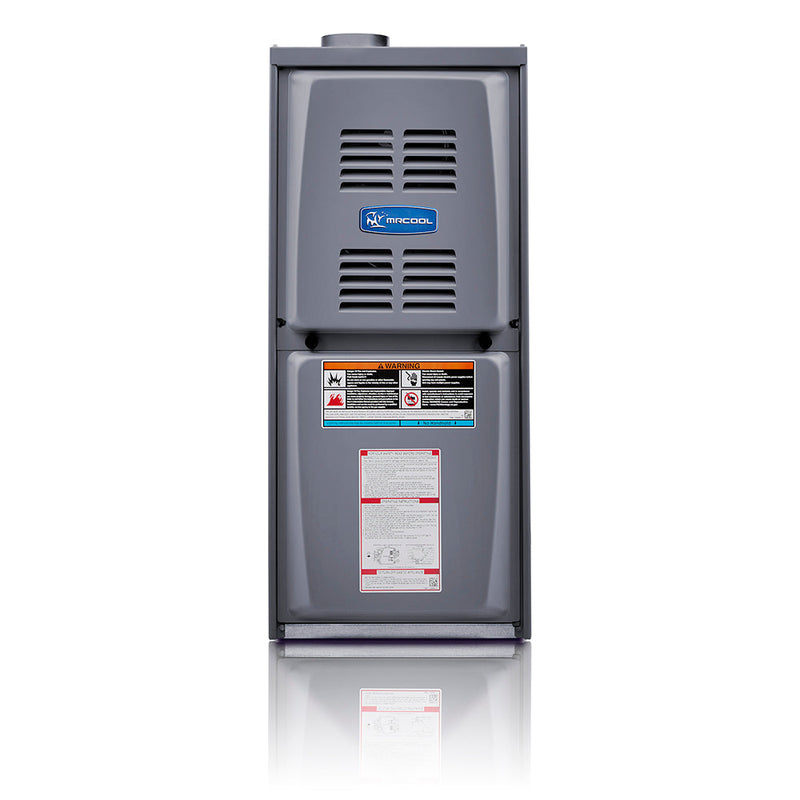 MRCOOL ProDirect - Central Air Conditioner &amp; Gas Furnace Split System - 2 Ton, 24K BTU, 80% AFUE - 14.5" Cabinet - Horizontal Airflow