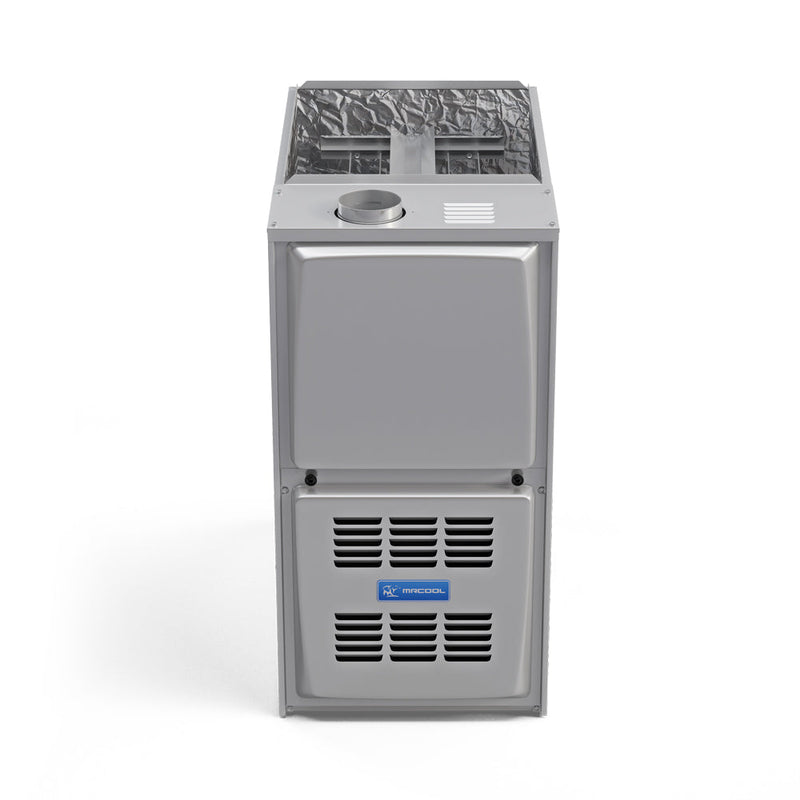 MRCOOL ProDirect - Central Air Conditioner &amp; Gas Furnace Split System - 2.5 Ton, 30K BTU, 80% AFUE - 14.5" Cabinet - Vertical Airflow