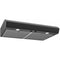 Broan-NuTone Mantra 30-Inch 350 CFM 2-Speed Convertible Under Cabinet Range Hood in Black Stainless Steel (MTR1303BLS)