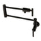 Kingston Brass Manhattan Wall Mount Pot Filler Faucet, Oil Rubbed Bronze (KS4105CML)