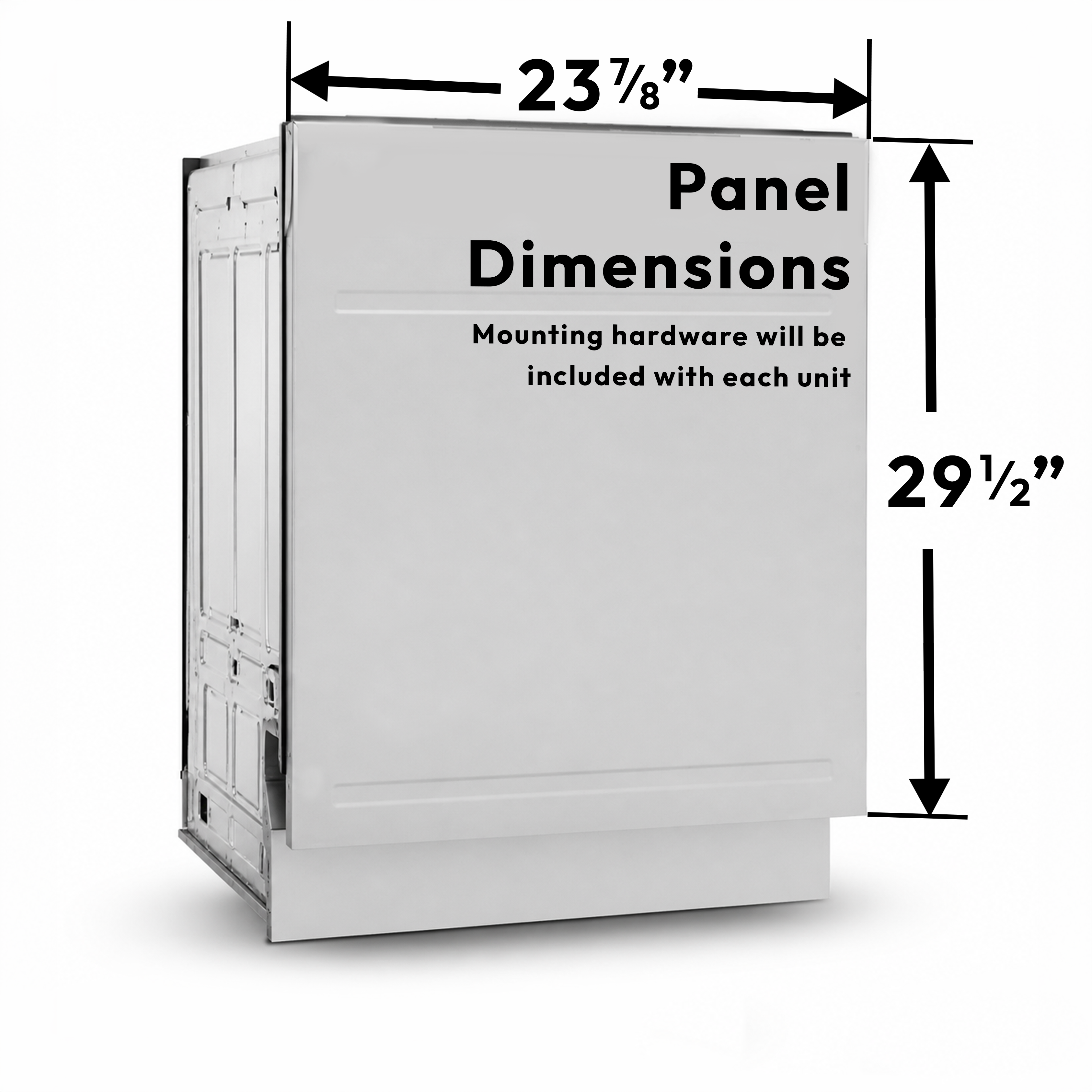 Induction Hardware  24-Inch  Professional Ultra Quiet Dishwasher - Panel Ready (DWM-24-PR)