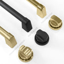 ZLINE Autograph Edition 48-Inch Paramount Gas Rangetop with 8 Burner DuoPro™ Cooktop in Black Stainless Steel and Champagne Bronze Accents (PSRTBZ-48-CB)