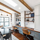 Parrot Uncle 13-Inch Industrial Bathroom Ceiling Fan with Pull Chain