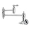 Kingston Brass Restoration Wall Mount Pot Filler Faucet, Polished Chrome (KS3101AL)